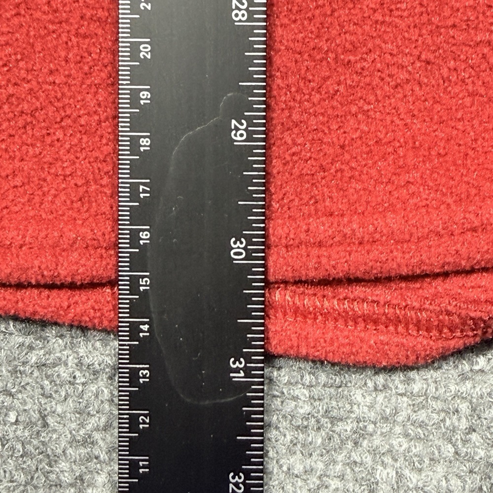 Patagonia Capilene Henley Fleece Mens XL Red Vintage Made in USA Pullover - Picture 7 of 9